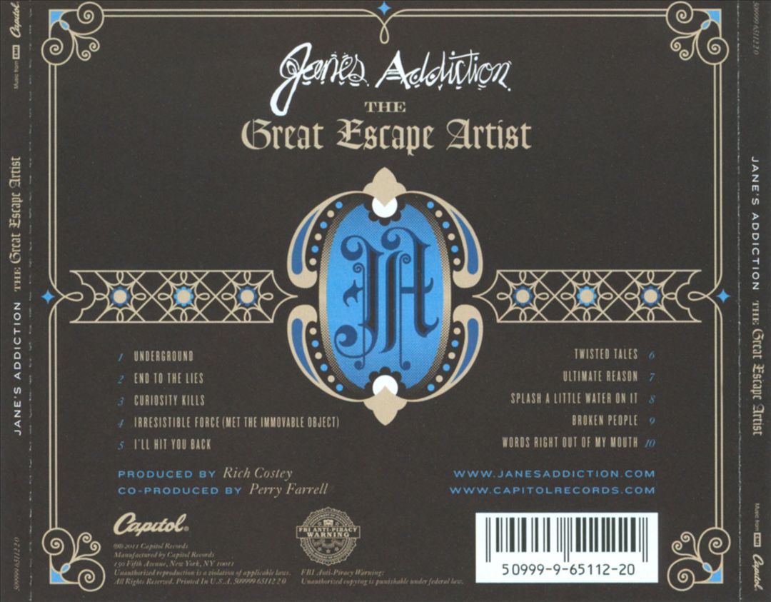 Great Escape Artist cover art