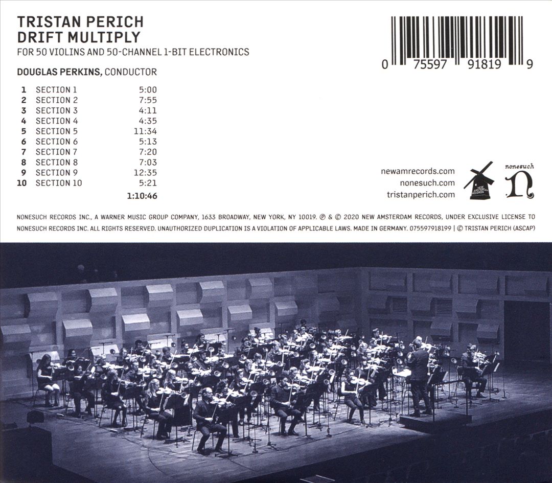 Tristan Perich: Drift Multiply cover art