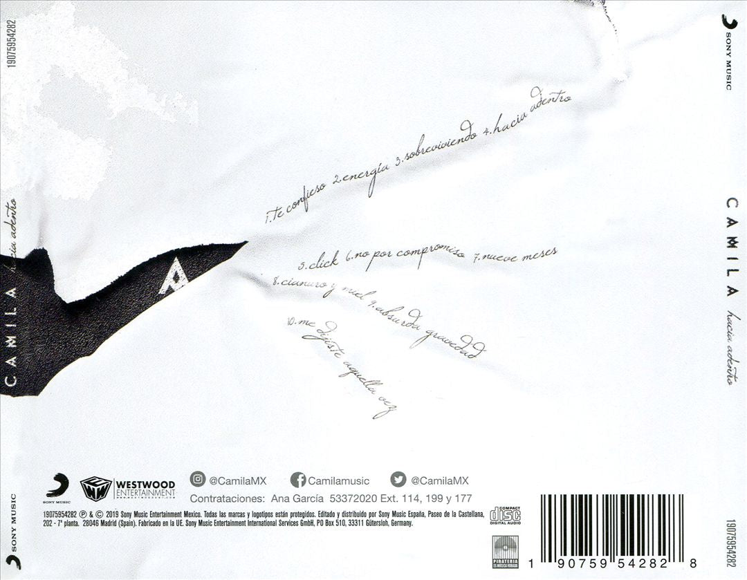 Hacia Adentro cover art