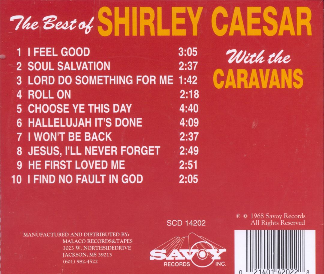 Best of Shirley Caesar with the Caravans cover art