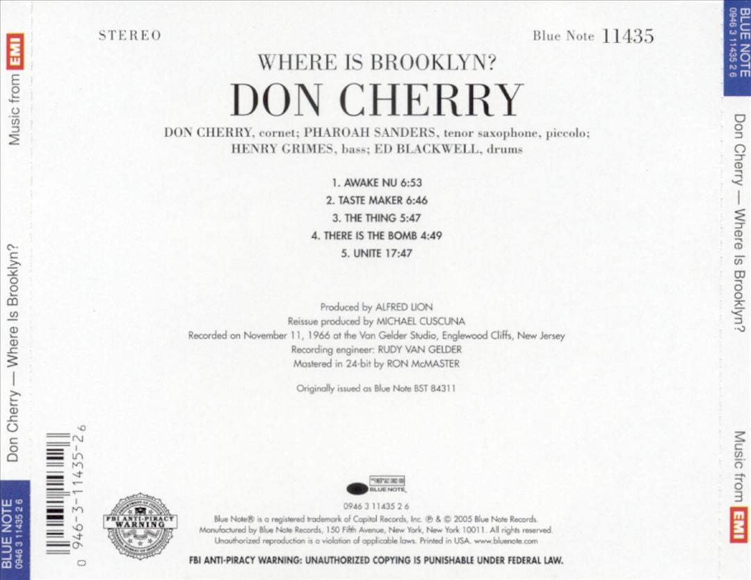 Where Is Brooklyn? cover art