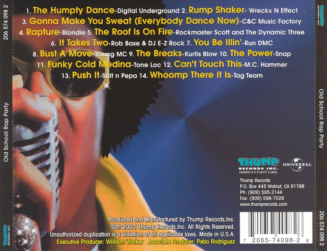Old School Rap Party, Vol. 1 cover art