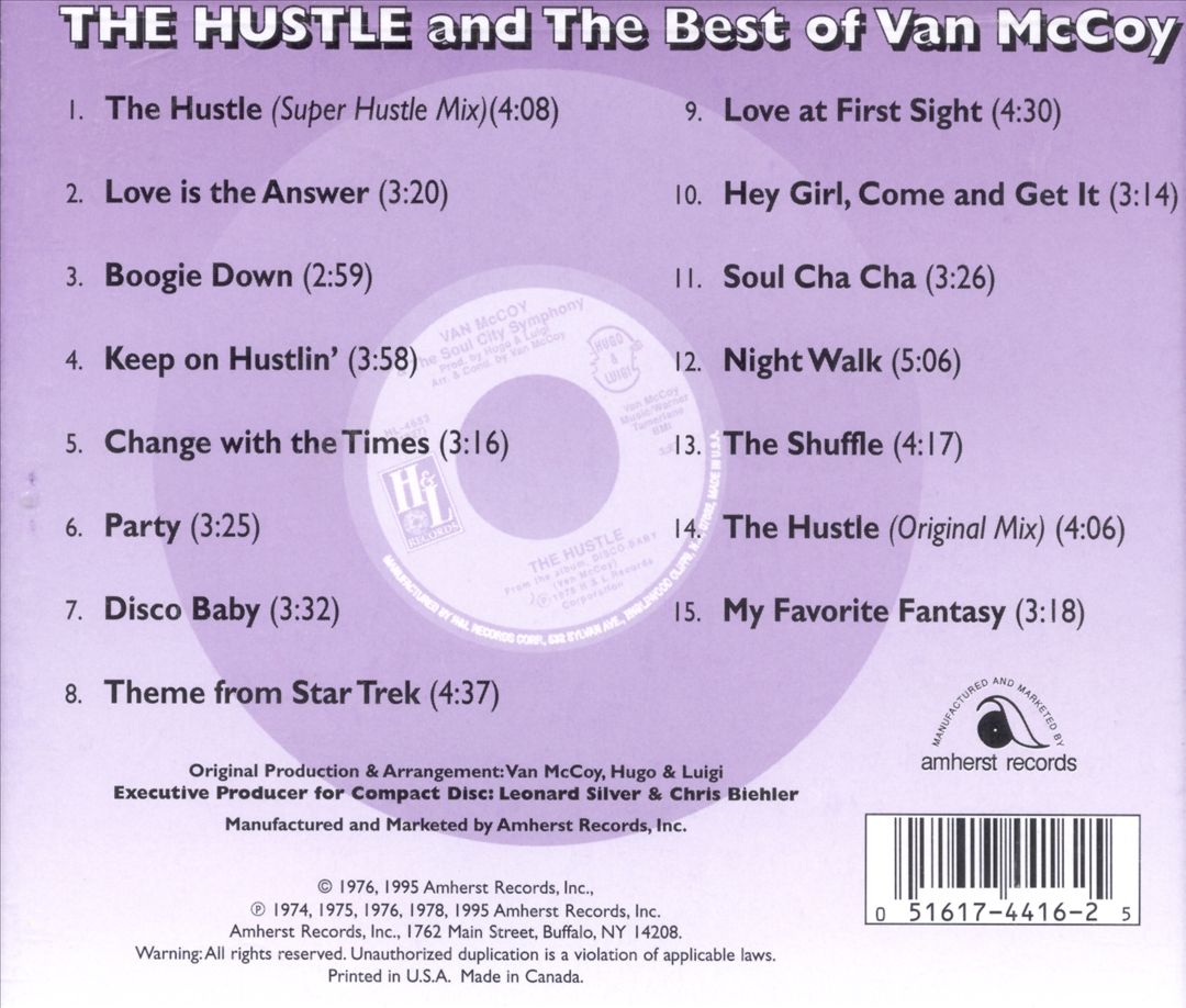 Hustle and the Best of Van McCoy cover art