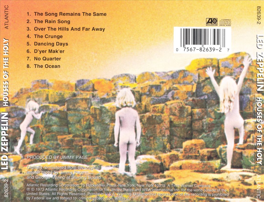Houses of the Holy cover art