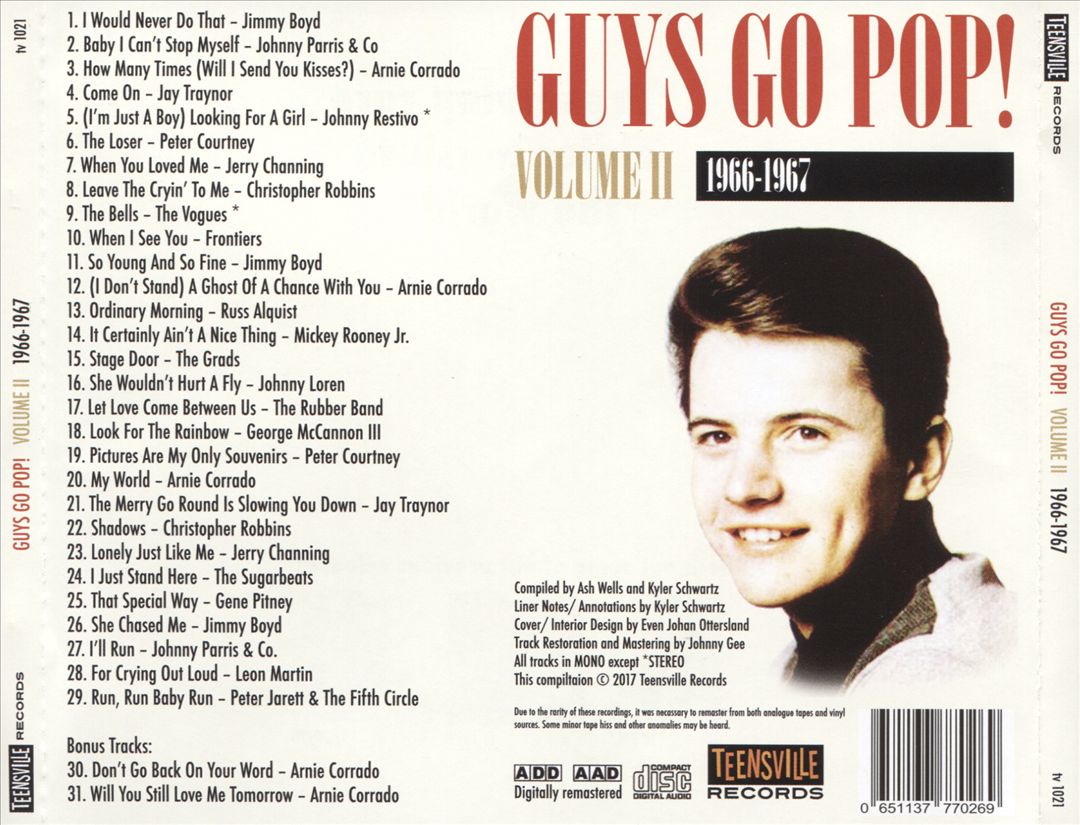 Guys Go Pop! Vol. 2, 1966-1967 cover art