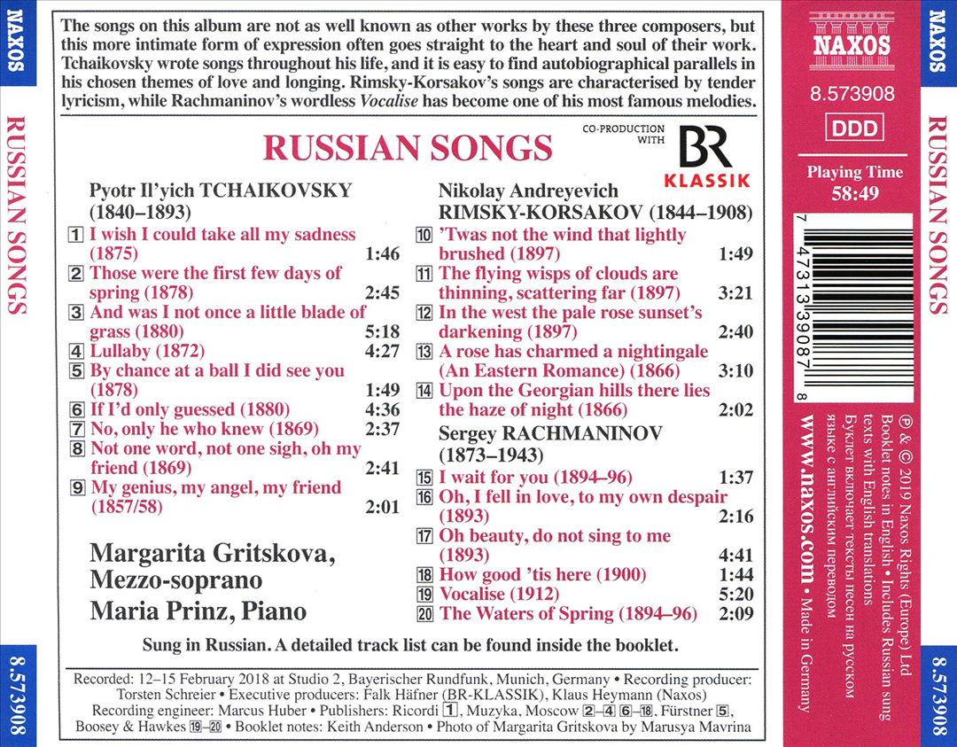 Russian Songs cover art