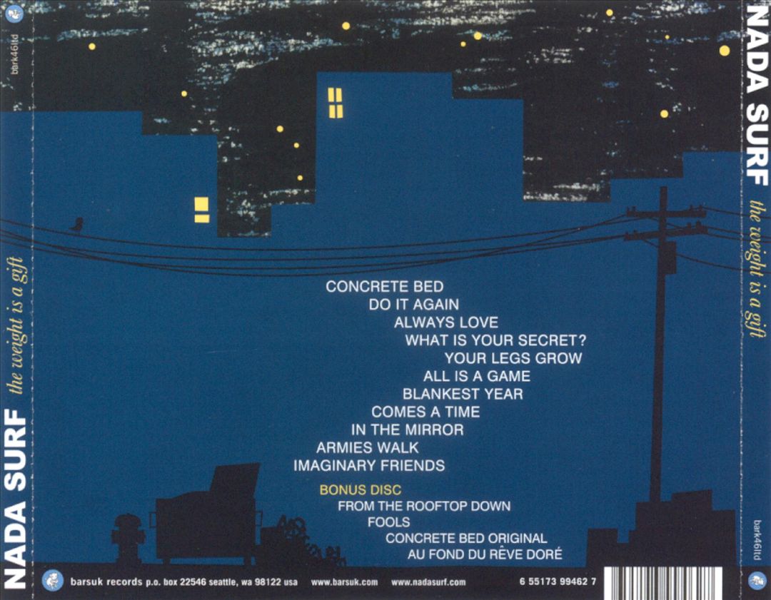 The Weight Is a Gift [Bonus CD] cover art