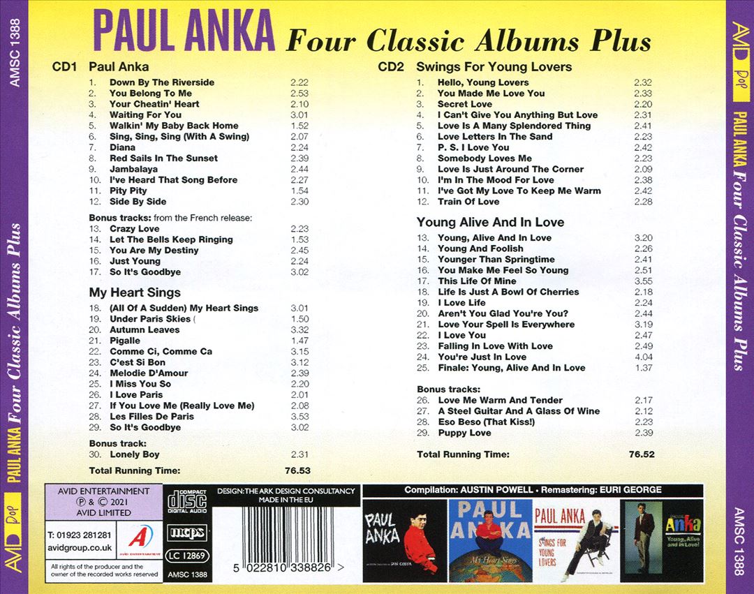 Four Classic Albums Plus cover art