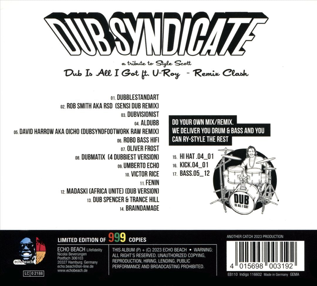 Dub Is All I Got: A Tribute to Style Scott [Remix Clash] cover art
