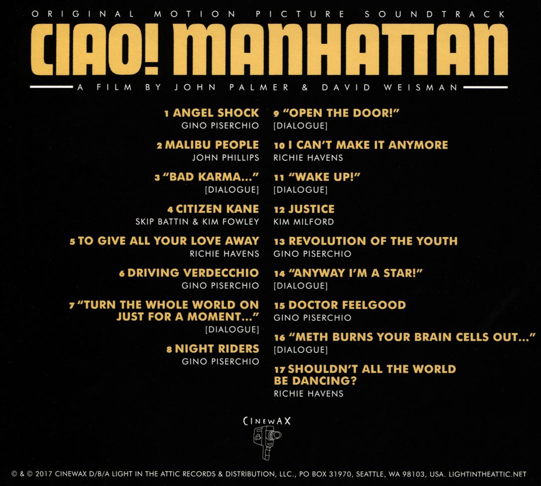 Ciao! Manhattan cover art