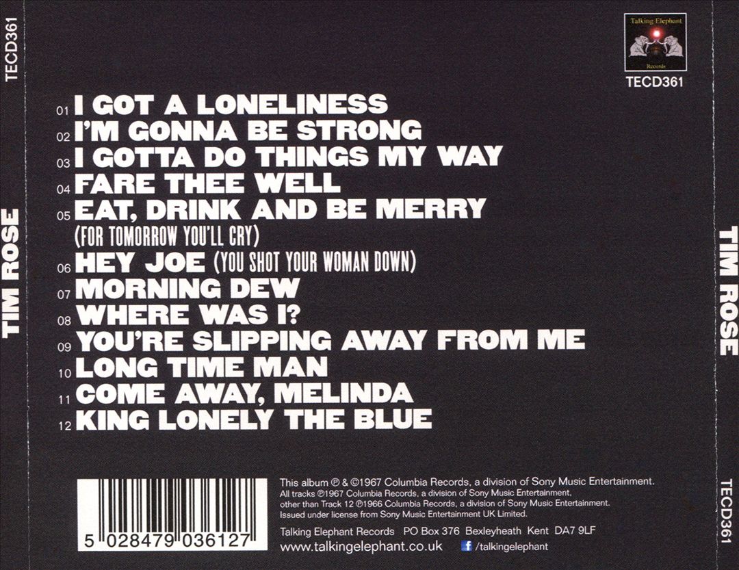 Tim Rose cover art