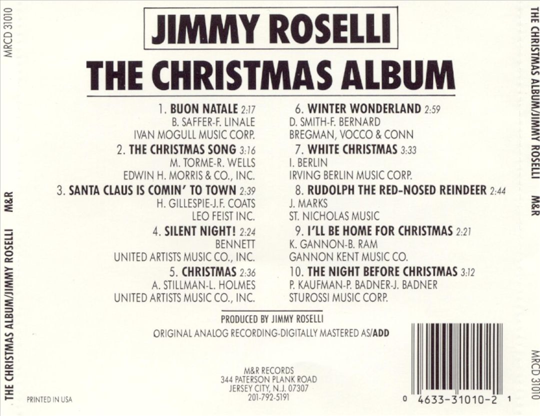 Christmas Album cover art
