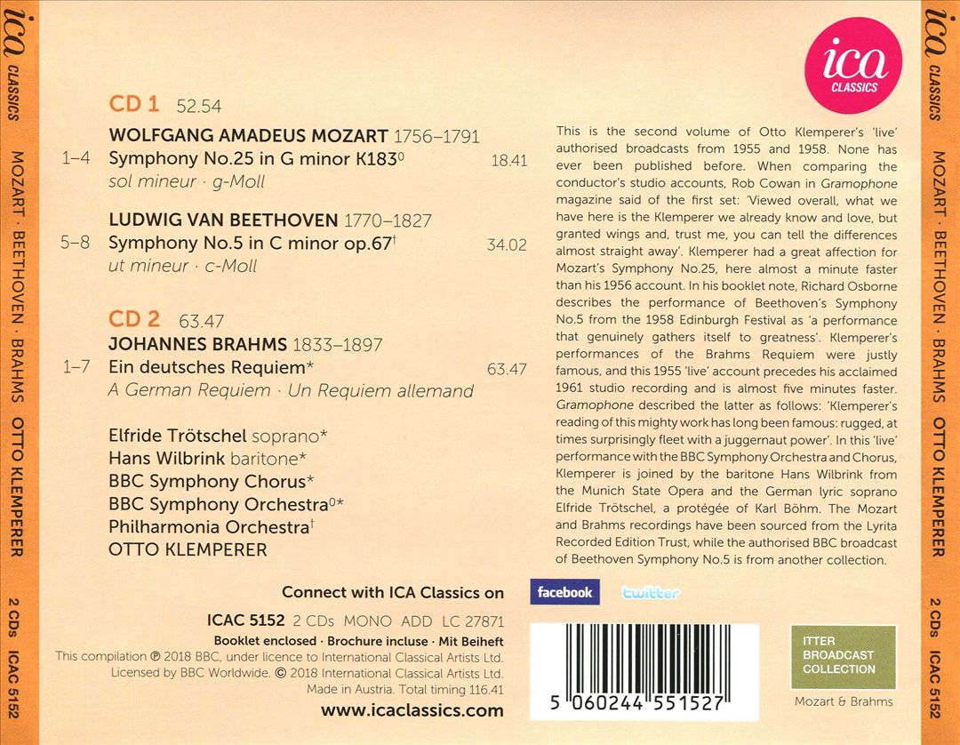 Mozart, Beethoven, Brahms cover art