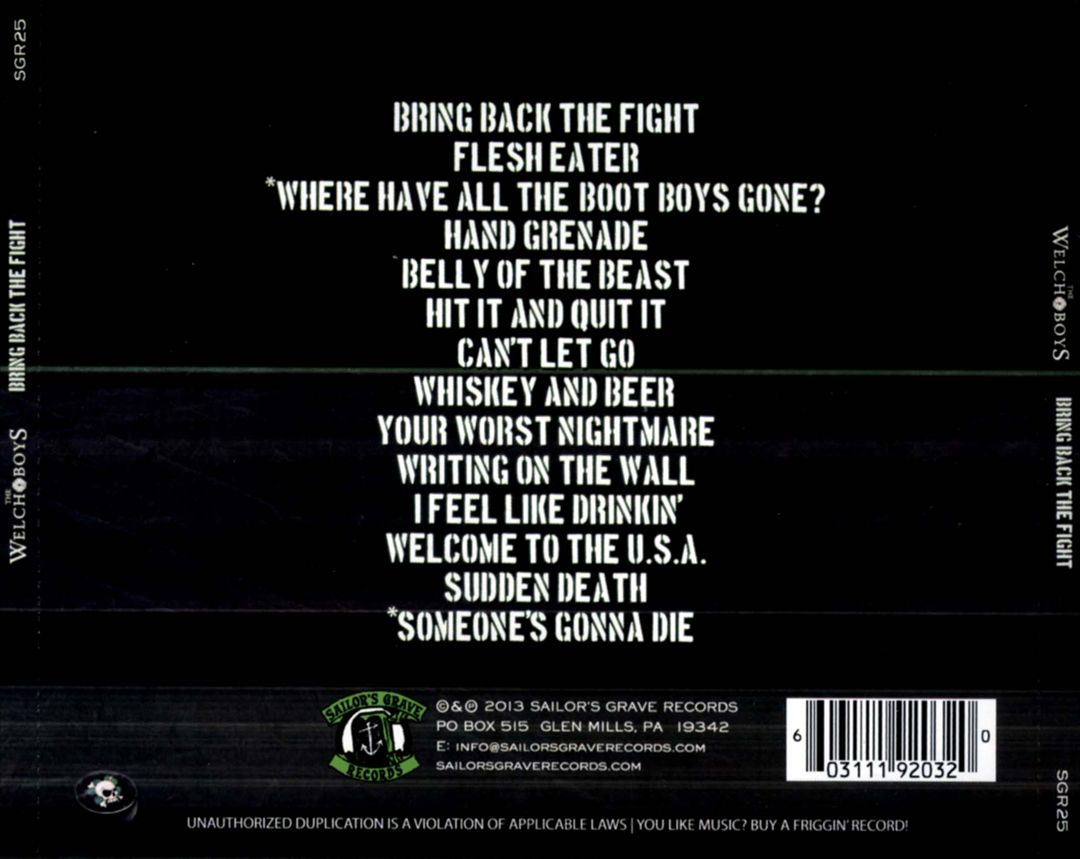 Bring Back the Fight cover art