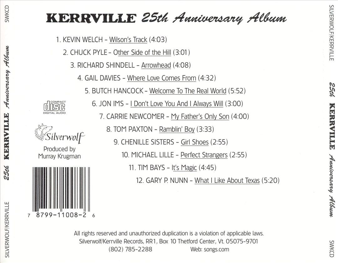 Kerrville Folk Festival: 25th Anniversary Album cover art