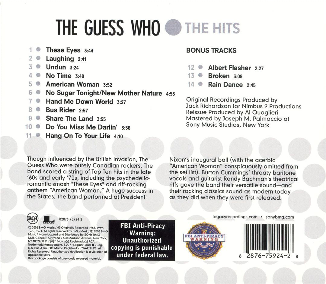 The Best of the Guess Who [Bonus Tracks] cover art