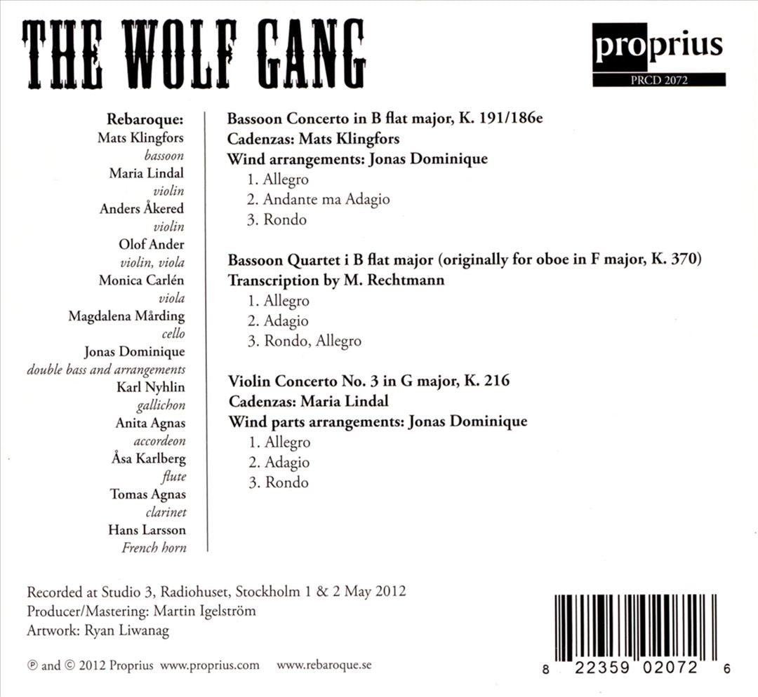 Wolf Gang cover art