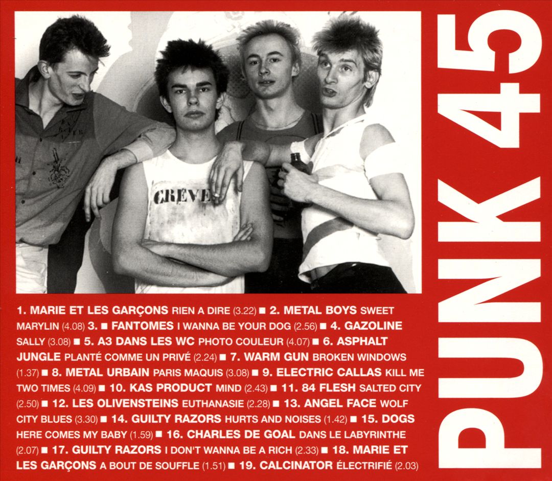 Punk 45: Les Punks: The French Connection: The First Wave of Punk 1977-80 cover art