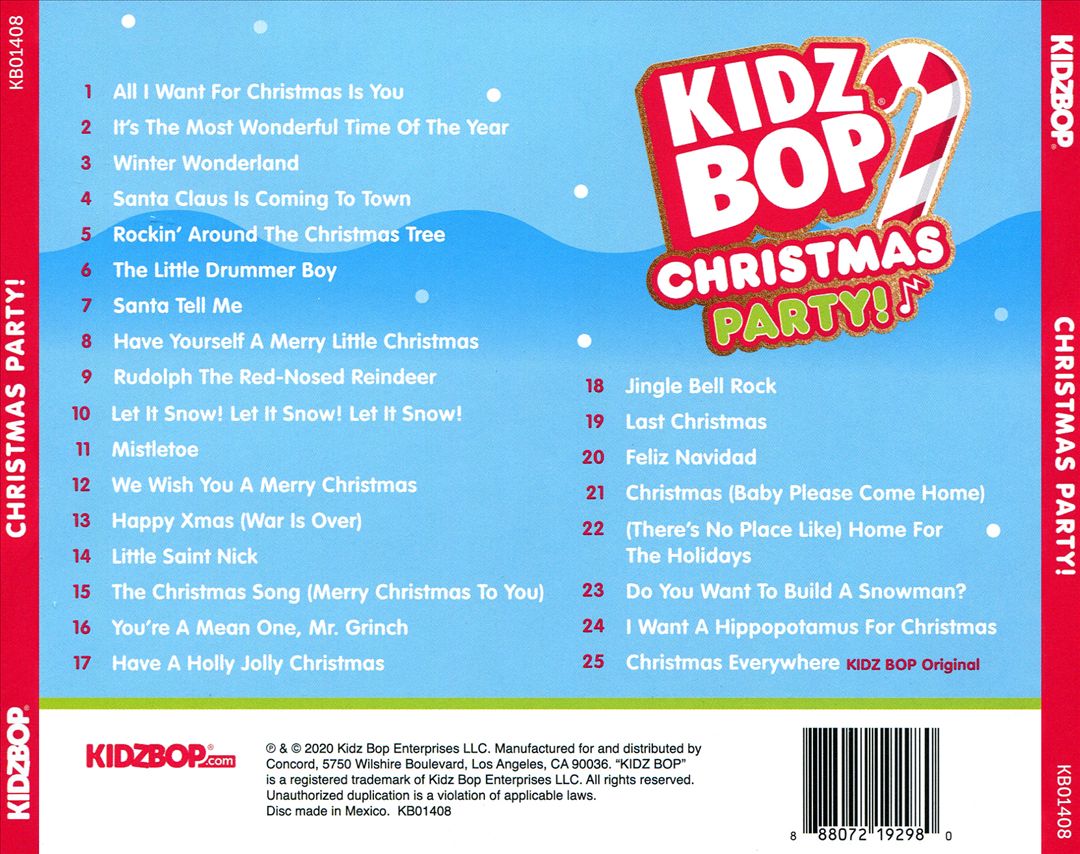 Kidz Bop Christmas Party! cover art