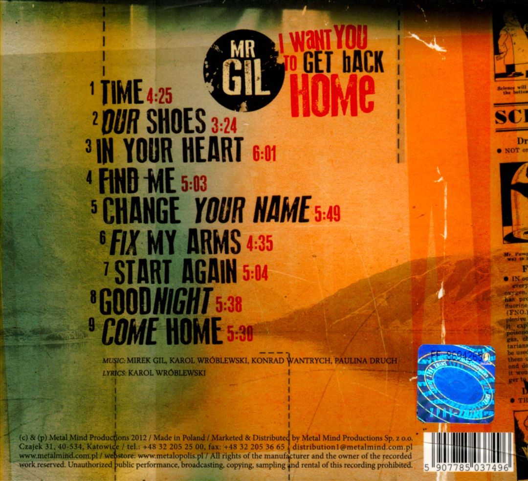 I Want You to Get Back Home cover art