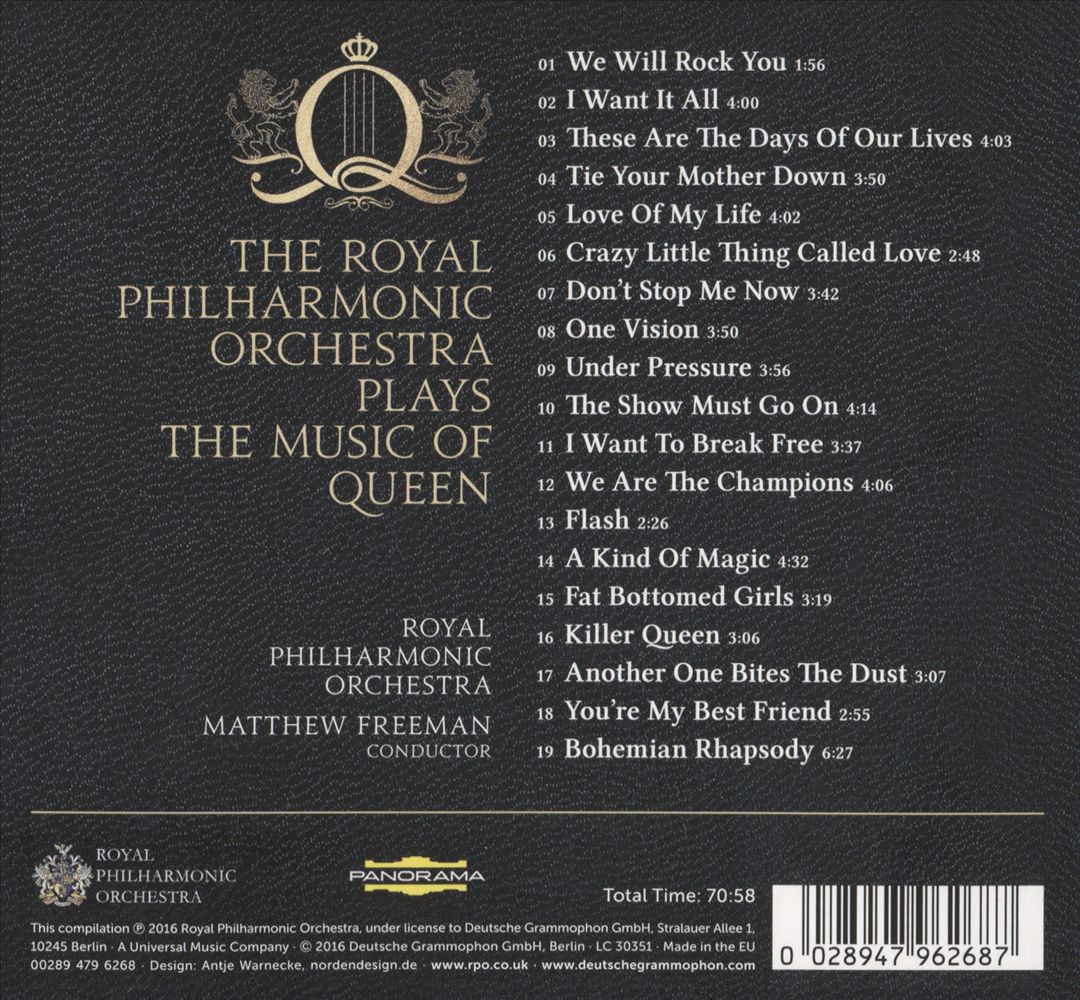 Symphonic Queen: The Greatest Hits cover art