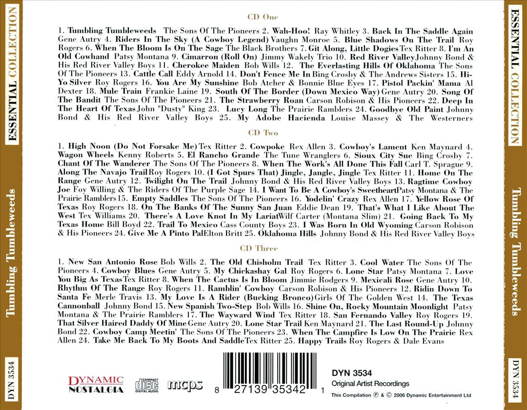 Tumbling Tumbleweeds: Essential Gold cover art