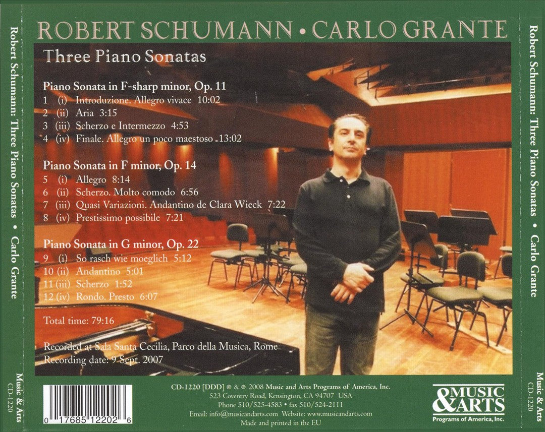 Robert Schumann: Three Piano Sonatas cover art