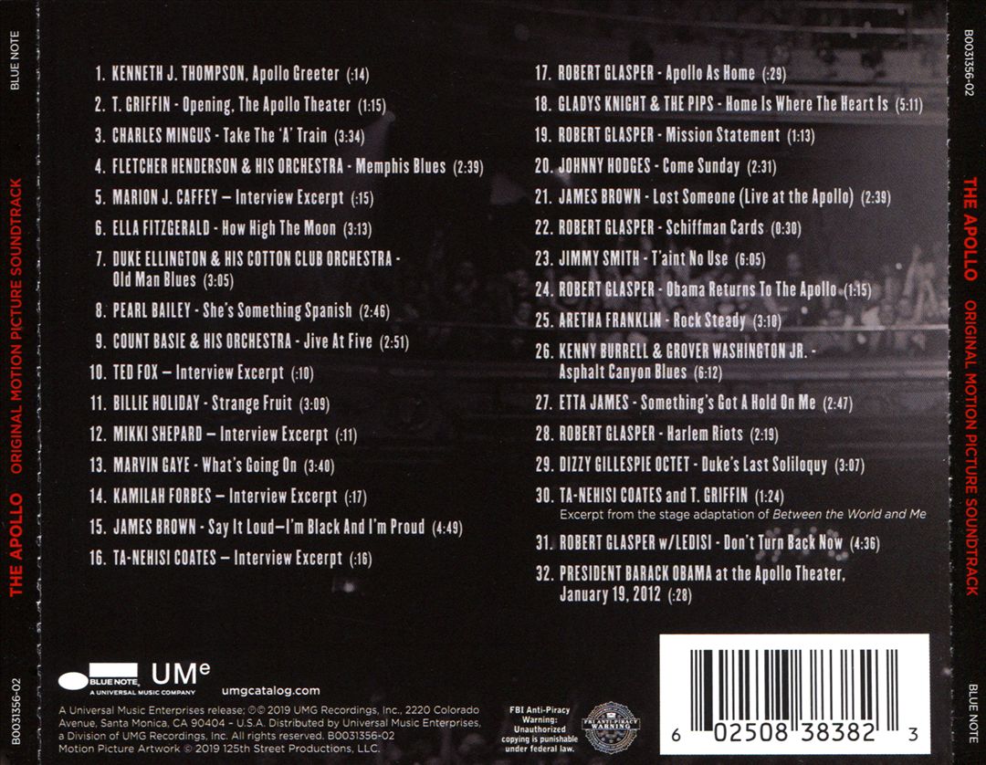 Apollo [Original Motion Picture Soundtrack] cover art