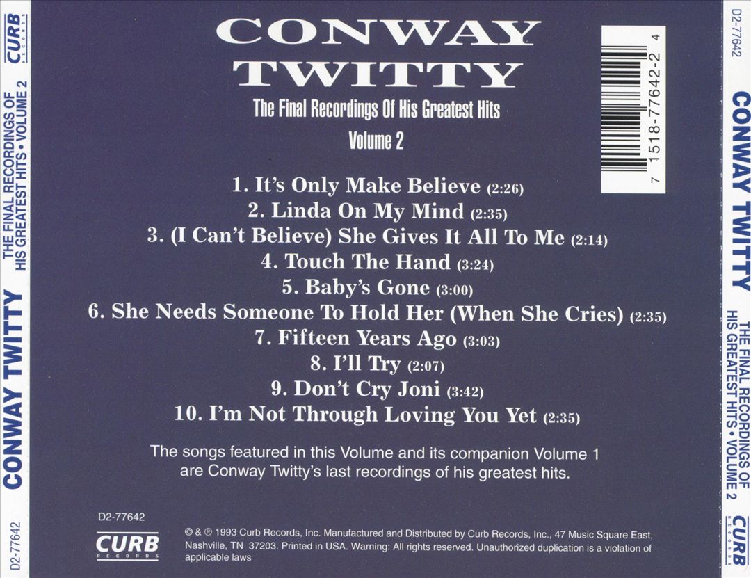 Final Recordings of His Greatest Hits, Vol. 2 cover art