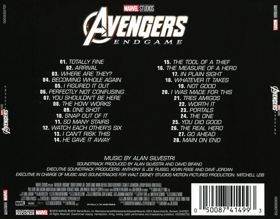 Avengers: Endgame [Original Motion Picture Soundtrack] cover art