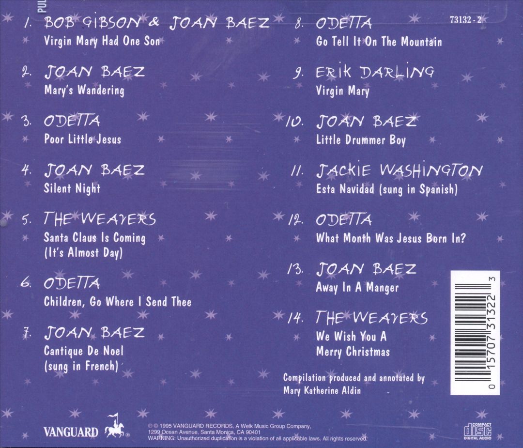 Folksinger's Christmas cover art