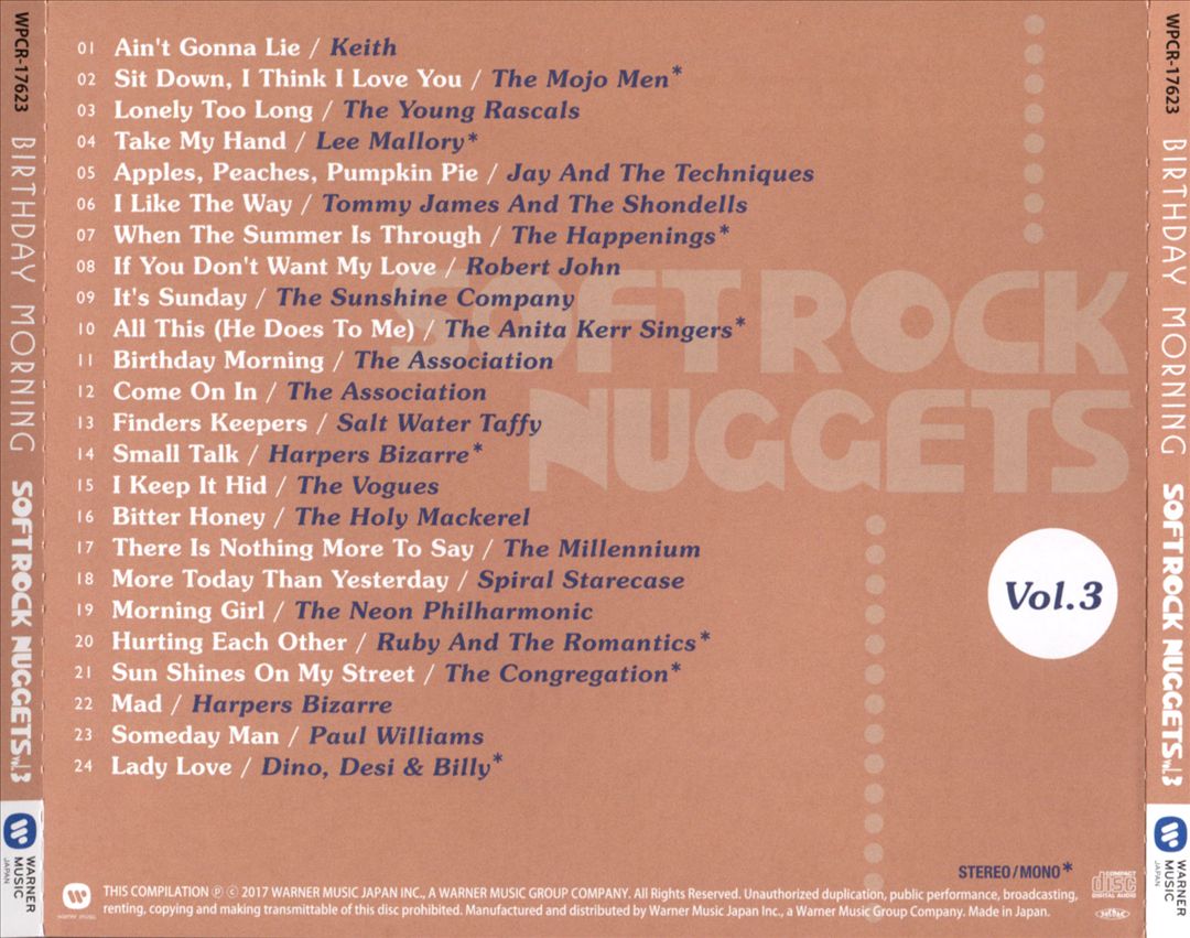 Warner Soft Rock Nuggets, Vol. 3 cover art