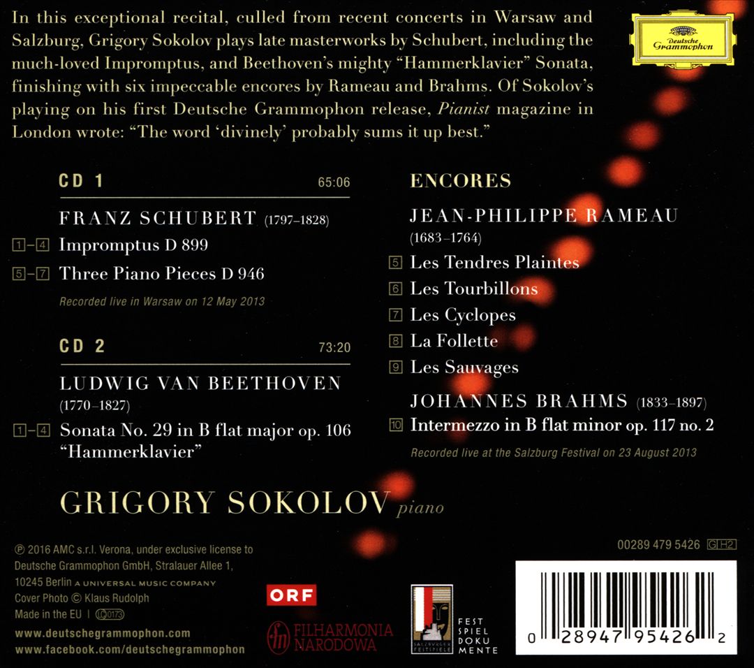 Schubert, Beethoven cover art
