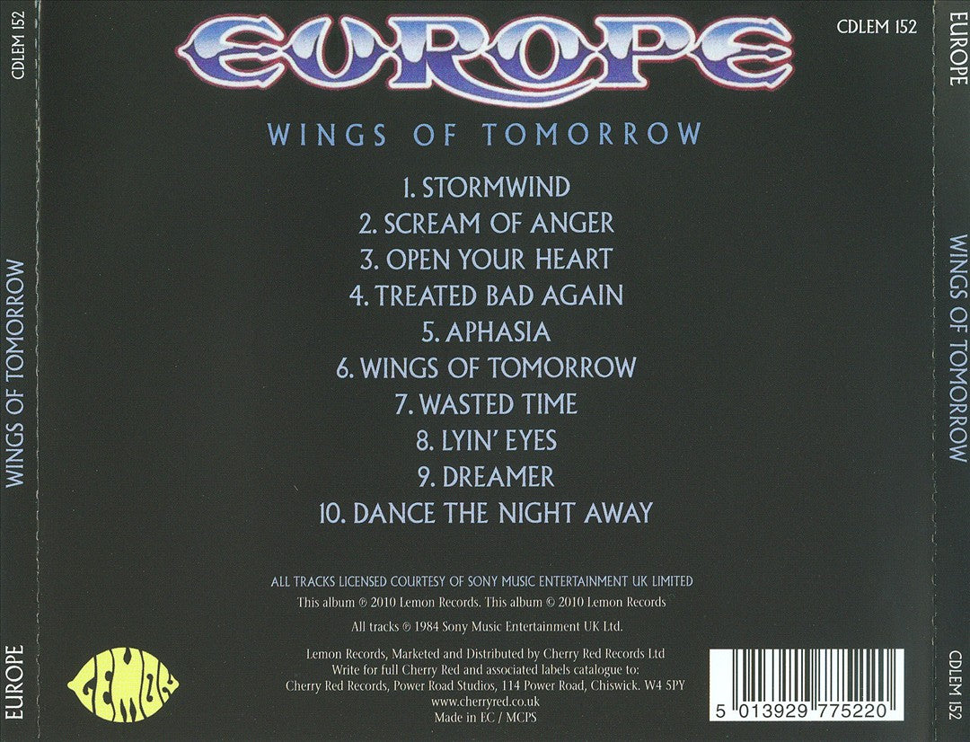 Wings of Tomorrow cover art