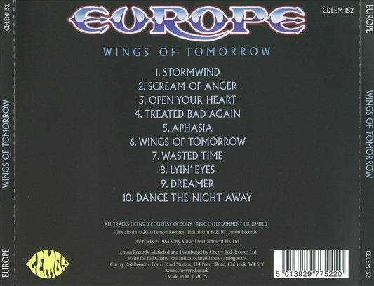 Wings of Tomorrow cover art