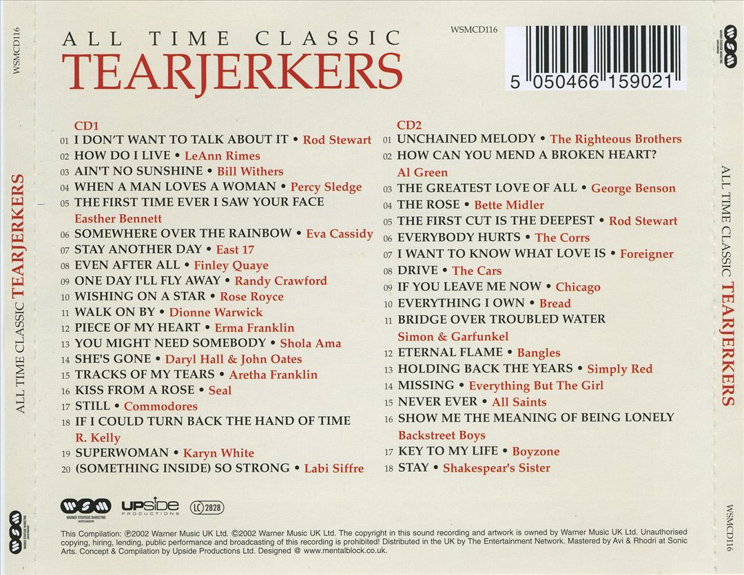 All Time Classic Tearjerkers cover art