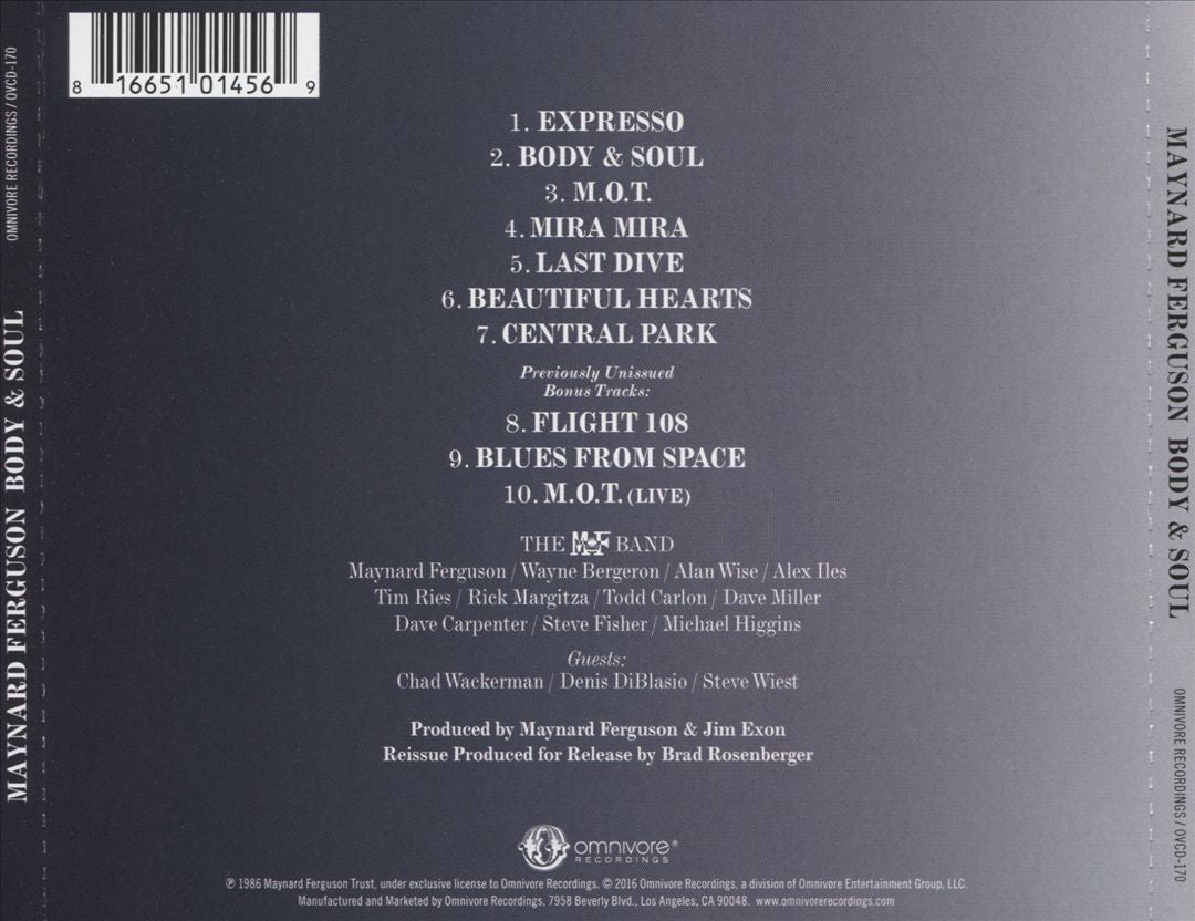 Body & Soul cover art