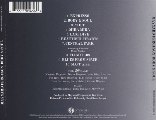 Body & Soul cover art