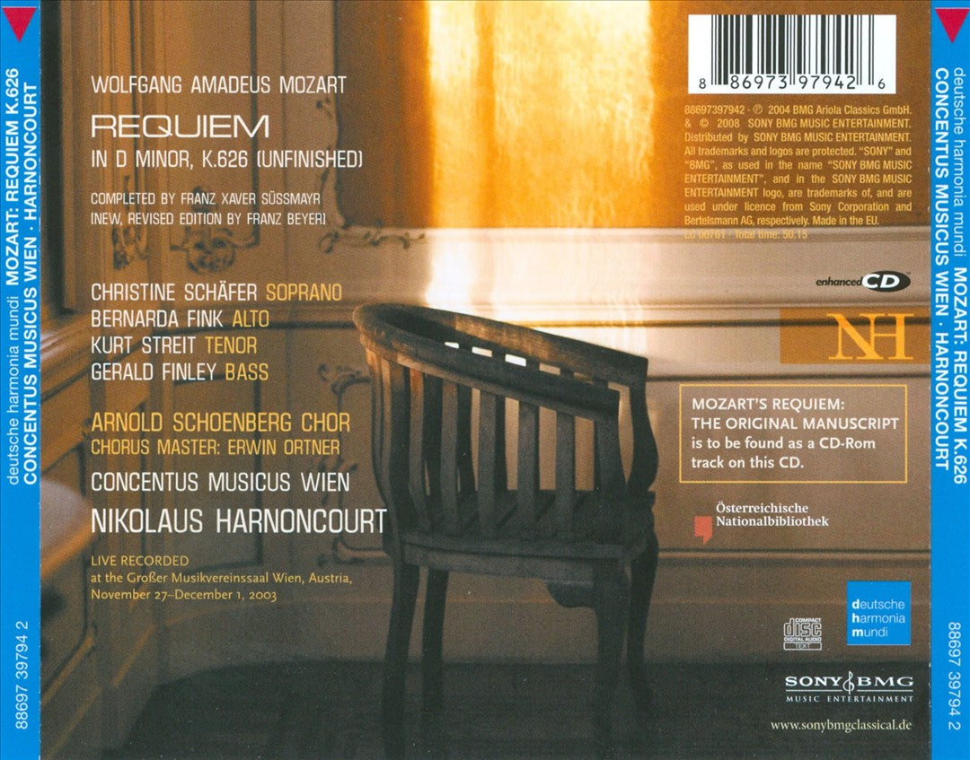 Mozart: Requiem [2003 Recording] cover art
