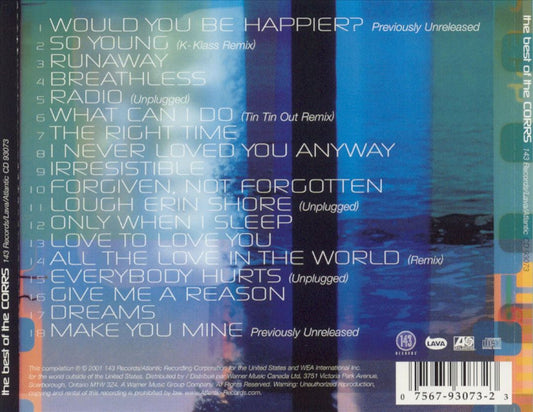 Best of the Corrs cover art