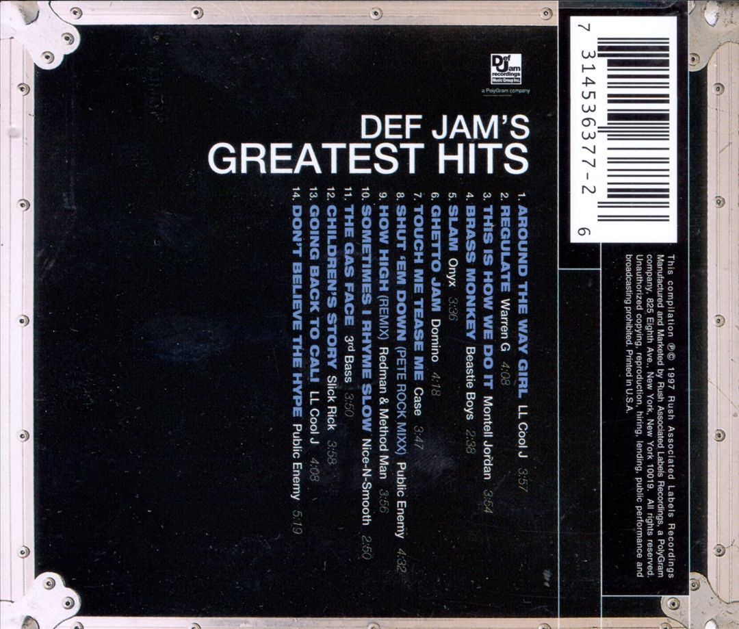 Def Jam's Greatest Hits cover art