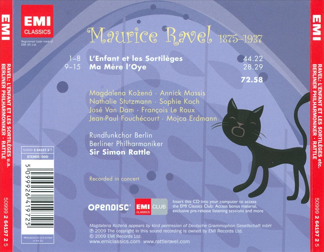 Ravel: L'Enfant et les Sortilèges; Ma Mère l'Oye cover art