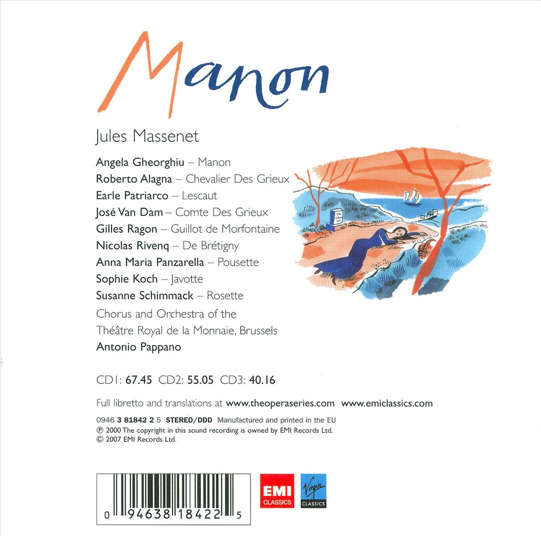 Massenet: Manon cover art