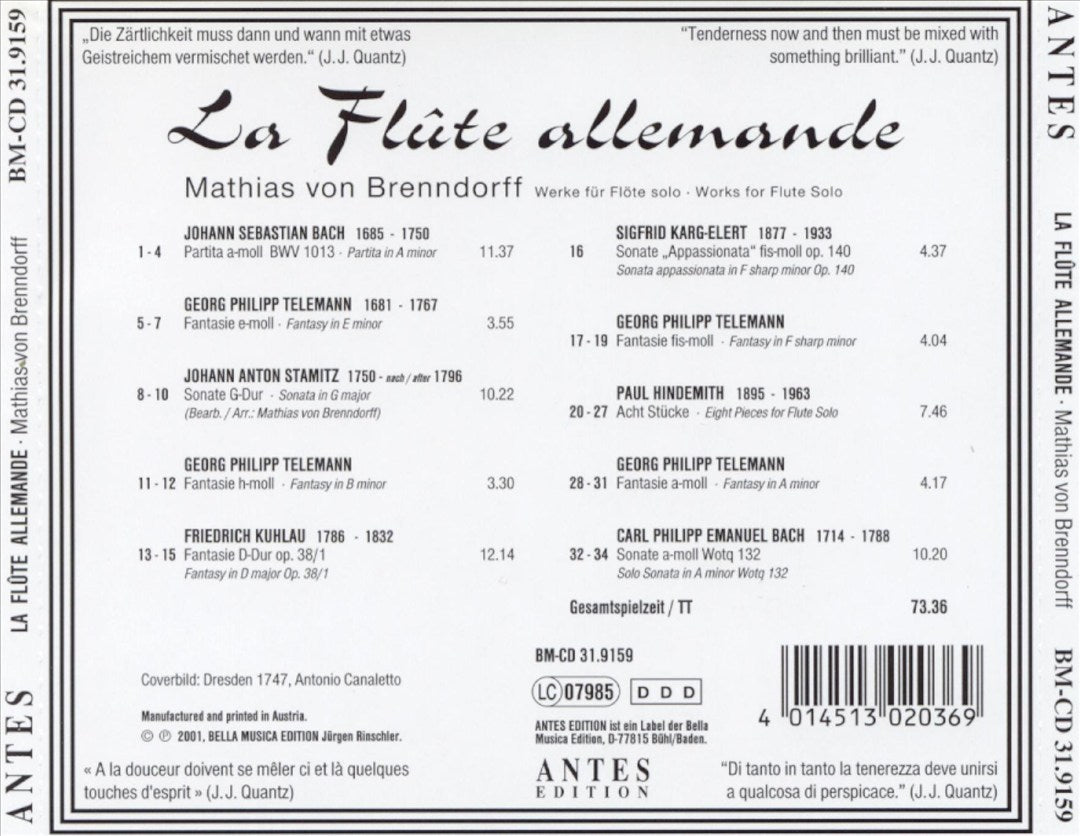 Flûte allemande cover art
