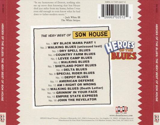 Heroes of the Blues: Very Best of Son House [Remastered] cover art