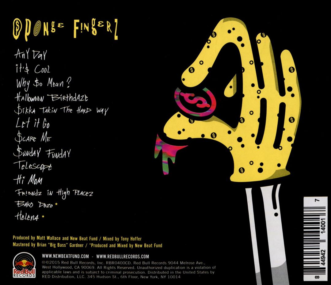 Sponge Fingerz cover art