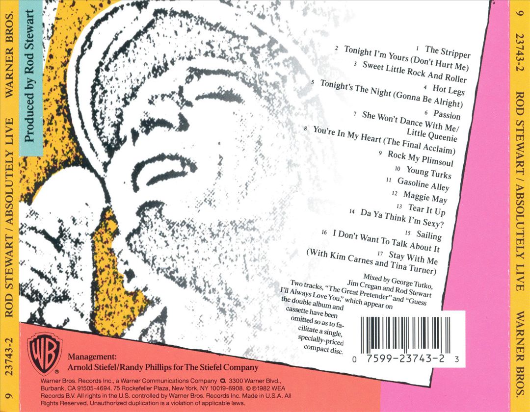 Absolutely Live cover art