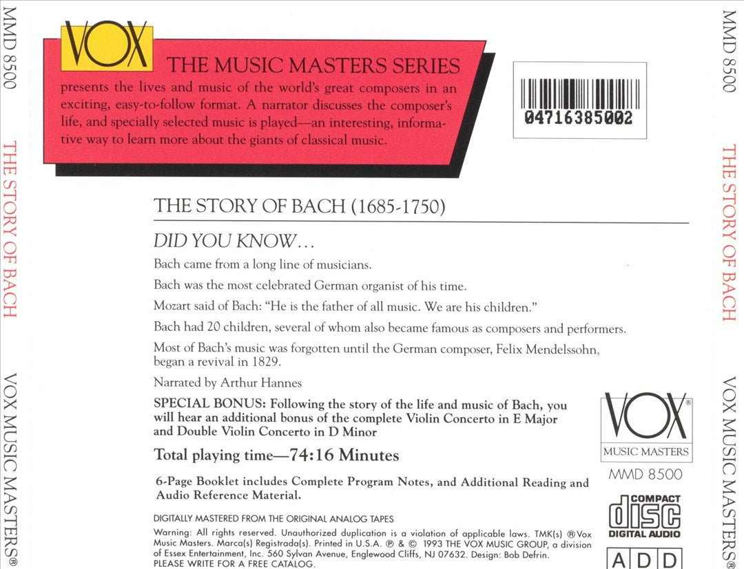 Story of Bach cover art