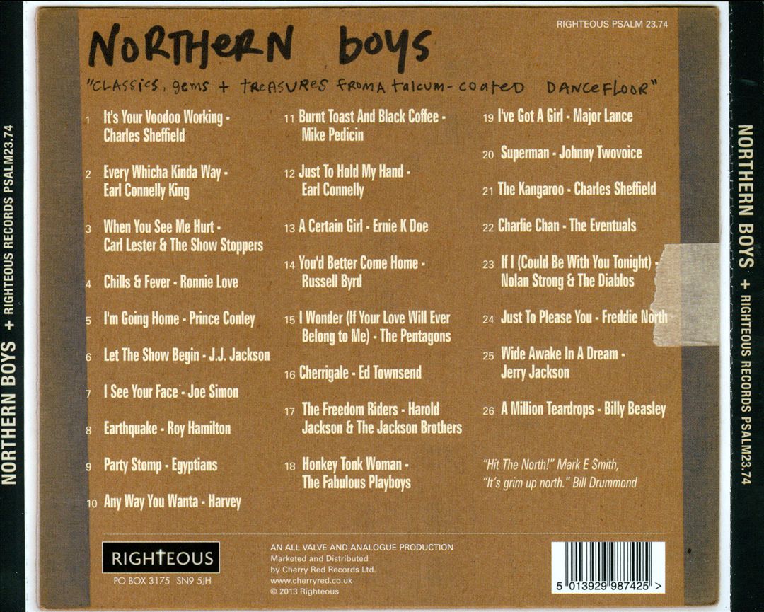 Northern Boys: Classics, Gems & Treasures from a Talcum-Coated Dancefloor cover art