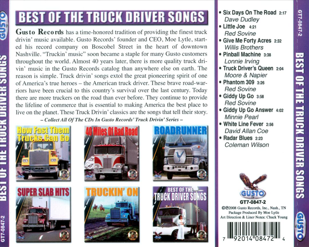 Best of Truck Driver Songs cover art